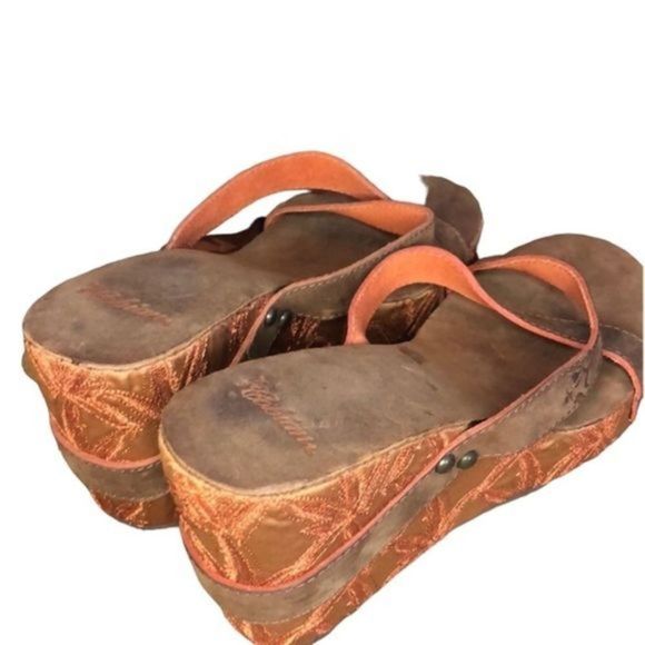 Cobian USA Chocolate Erykah Wedges (8) NWT - Picture 3 of 14